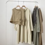 Japanese Cotton Loose Vest + Dress Two-piece Set 2022 Autumn New Mori Style Niche Design Sense Long Dress - Image 2