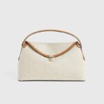 Niche TOTEMET word bag handbag linen with leather versatile women's bag crossbody bag women's large capacity bag cross-border - Image 4