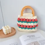 Tulip hand woven bag material - Image 3