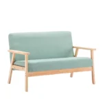 Nordic Japanese-style simple combination small apartment solid wood rental house modern economical clothing store double sofa table and chairs - Image 5