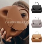 Cross-border polene piglet bag, smiling face bag, one-shoulder crossbody leather women's bag, high-end commuter hand-to-hand bag