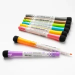 Fun Ran color magnetic whiteboard pen erasable water-based pen large-capacity magnetic blackboard pen set children's graffiti drawing board pen easy to write and easy to erase teacher's special pen for black red blue marker pen - Image 2