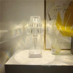 *Pretty little aunt* ins simple diamond table lamp bedroom bedside decoration crystal night light photo atmosphere - Image 3