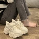 Daddy shoes women's heightened 2025 spring new versatile small man tall thick-soled fried street sneakers women - Image 2