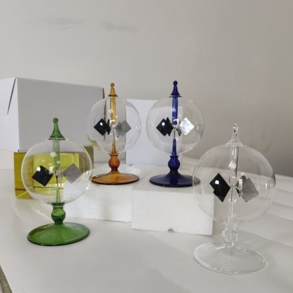 Export foreign trade Amazon teaching instrument Crooks radiometer stained glass craft gift light pressure rotation