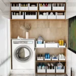 Kitchen storage box Japanese-style rectangular cabinet right-angle shelf plastic sundries home desktop snacks finishing basket - Image 4