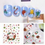 Zhengxiang New Christmas Nail Art Jewelry DIY Nail Art Stickers Small Decals INS Amazon Halloween Nail Stickers - Image 3