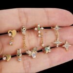 2023 new ins temperament earrings earrings Korean version European and American cross-border sweet hollow heart-shaped light luxury earrings wholesale - Image 4