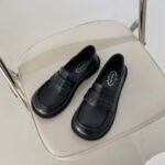 Small leather shoes women's white flat single shoes Japanese basic uniform shoes Korean style round toe daily loafers - Image 7