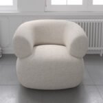 Nordic retro designer small apartment light luxury lazy lounge chair leisure bedroom balcony study single sofa - Image 2