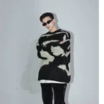 Crew neck vintage loose sweater - Image 5