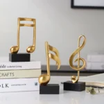 Creative ornaments Nordic music symbols ins home layout wine cabinet decoration living room office desktop gift