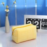 Pillow pillow bag pillow pencil case ins Japanese high-value female large-capacity storage stationery box - Image 9