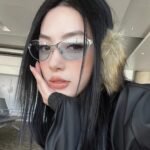 New Y2K Hot Girl Street Shooting Metal Cat Eye Sunglasses Concave Shape American Retro Sunglasses Women's UV Protection