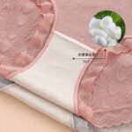 Women's underwear wholesale cotton high-quality girls seamless large size high-value breathable mid-high waist pure cotton underwear women - Image 4