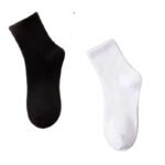 Zhuji socks solid color socks men's medium tube spring sweat-absorbing breathable sports socks simple stockings versatile new wholesale - Image 5