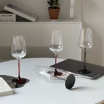 Rose Life Classic Black Red Cup Stem Goblet Red Wine Glass Slender Light Surplus Sound Pleasant - Image 3