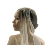European and American light luxury wedding headband headdress bridal jewelry simple temperament crystal flower headband Hair band - Image 5