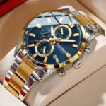 The new men's three-eyed six-hand over-function sports watch luminous waterproof cross-border hot-selling calendar business watch - Image 3