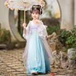 Girls' Hanfu elegant dress - Image 2
