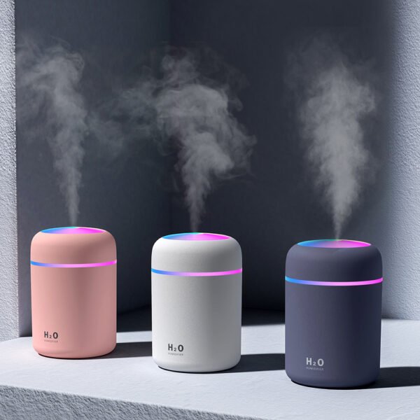 Creative colorful cup air humidifier desktop home car air humidifier USB cross-border printing logo spot
