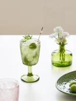 Siyue Retro Glass Goblet Household Net Red Ins Style High-value Red Wine Glass Upside Down Personal Dedicated Niche - Image 5