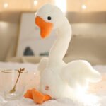 Electric sunflower can sing and dance, can record and learn to speak, sand sculpture goose, electric enchanting sunflower plush toy - Image 3