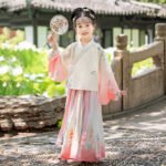 Girls' Hanfu Rabbit Print - Image 3