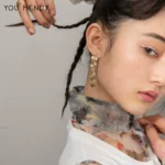 Xinzi of the same style ~ Japanese day single day miscellaneous brushed silver simple round piece retro Harajuku earrings ear clip earrings - Image 4