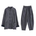 Improved Hanfu corduroy suit - Image 6