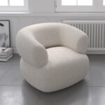 Nordic retro designer small apartment light luxury lazy lounge chair leisure bedroom balcony study single sofa