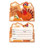 New Turkey Day Thanksgiving Themed Party Decoration Cutlery Set Pull Flag Banner Paper Plate Tissue Cupcakes - Image 4