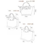 Longxiang bag energy nylon waterproof dumpling bag tote shoulder crossbody bag large capacity shoulder strap detachable women's bag - Image 4