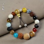 Eighteen seeds multi-treasure bracelet Bodhi 18 seeds 18 seeds Buddha beads jewelry Xingyue Wen play men's and women's bracelets live broadcast hit