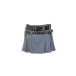 Low waist pleated casual skirt - Image 5