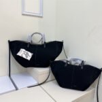 [Explosive] polen polingen frosted wing bag suede shoulder handbag large capacity commuter women's bag - Image 2