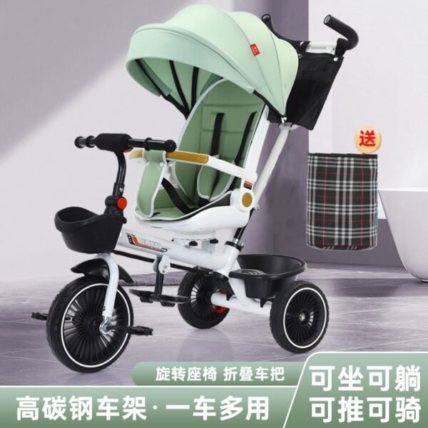 Children's tricycles, bicycles, can sit and lie down, baby strollers, swivel seats, walking babies, strollers, bicycles