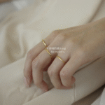 Depressed pig head ~ S925 sterling silver ~ clane style simple Japanese temperament texture fine ring ring - Image 7