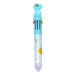 School stationery gift multi-color ballpoint pen press-type pen color oil pen press multi-functional girl student special