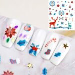 Zhengxiang New Christmas Nail Art Jewelry DIY Nail Art Stickers Small Decals INS Amazon Halloween Nail Stickers - Image 4