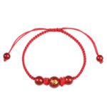 2024 Year of the Dragon Zodiac Red Rope Bracelet Men's and Women's Natal Year Woven Red Bracelet Dragon Horse Chicken Pika Bracelet - Image 5