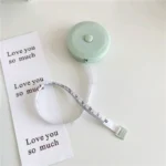 *Pretty little aunt* Multi-color simple tape measure soft measure to measure the waist measurement mini leather tape measure - Image 4