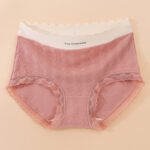 Women's underwear wholesale cotton high-quality girls seamless large size high-value breathable mid-high waist pure cotton underwear women - Image 8