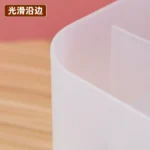 Square finishing small box transparent plastic grid Japanese-style desktop drawer storage box separate kitchen tableware stationery - Image 3