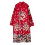 Improved Hanfu double-layer dragon trench coat - Image 4