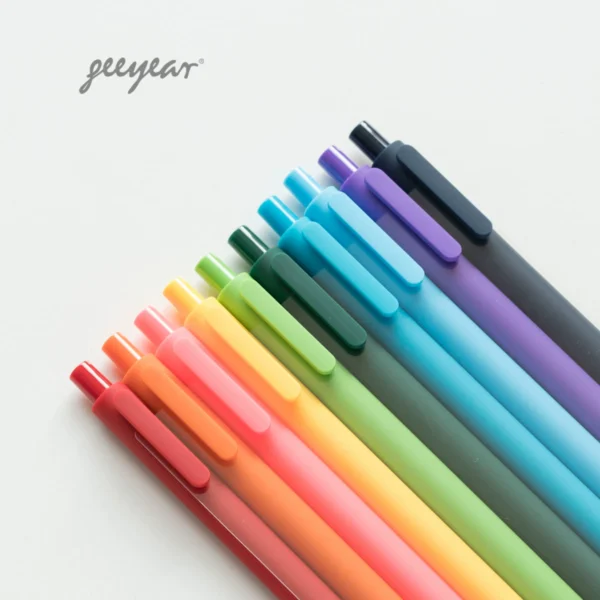 Kamichi Stationery is a bit expensive but really easy to use color gel pen art cute pressing water pen creative student graffiti signature pen set 10 colors / 20 colors