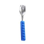 Building blocks Knives, Forks, Spoons, Silicone Tableware, Creative Children's Western Food, Stainless Steel Three-Piece Sets, Household Supplies, Gifts - Image 5