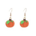 Creative sweet Thanksgiving jewelry handmade soft pottery simulation pumpkin turkey maple chrysanthemum a variety of autumn earrings - Image 4