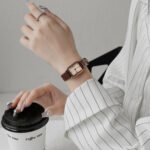 Gody watches women's niche light luxury women's women's retro temperament waterproof belt small square watch versatile fashion watch - Image 3