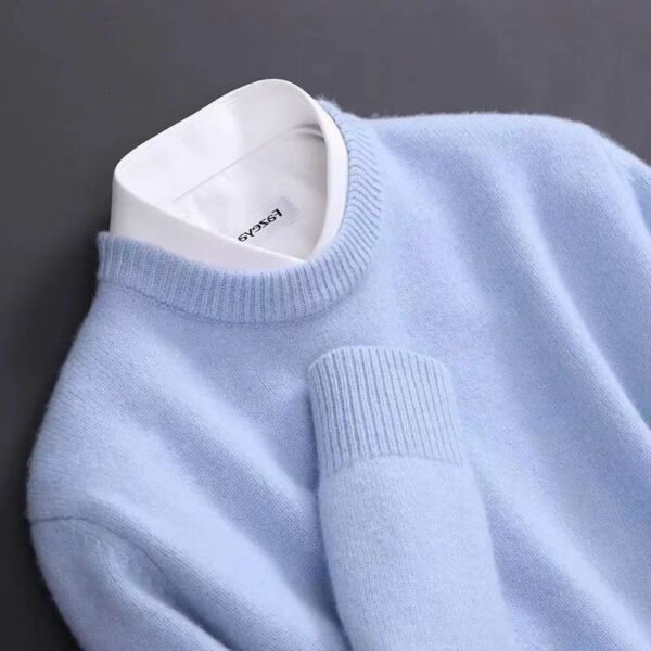 Factory batch round neck cardigan men's loose knitted base layer autumn and winter new korean version casual men's sweater top